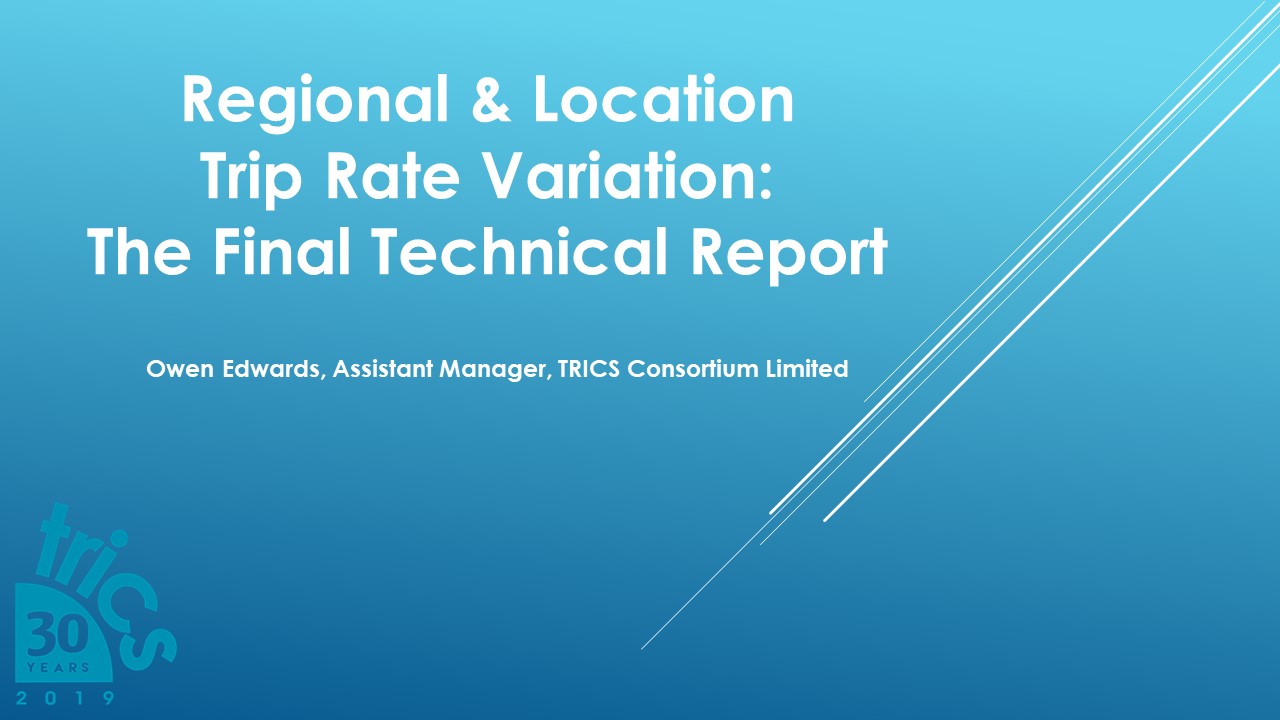 Regional  Location Trip Rate Variation